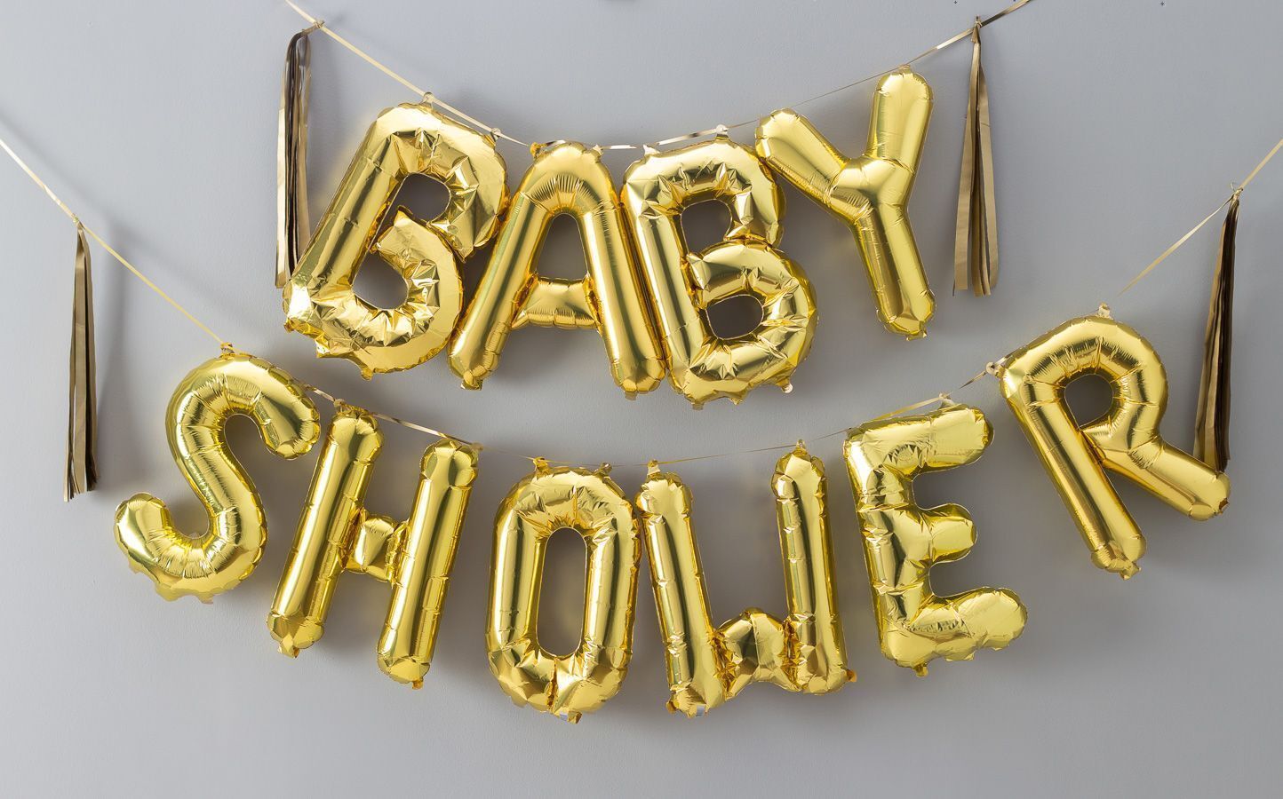 Baby Shower Foil Banner  Decoration Items Baby Shower Decorations  Photoshoot Material (10pc Set)