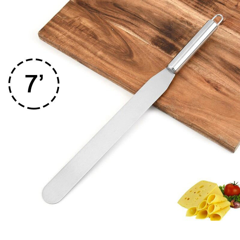 7 Inch Straight Icing Spatula Stainless Steel Handle 7 Inch