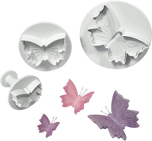 Butterfly Plunger Cutter (Set of 3), Fondant Cutters, Fondant Cutters Set Tools