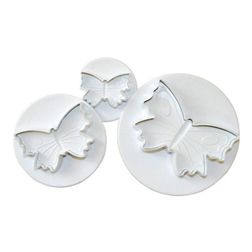 Butterfly Plunger Cutter (Set of 3), Fondant Cutters, Fondant Cutters Set Tools