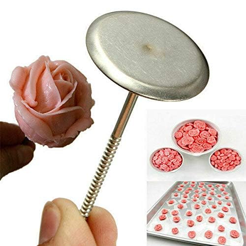 2 Piece Stainless Steel Flower Nail Decorating Nails