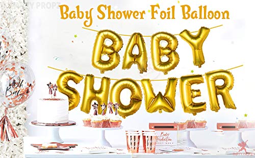 Baby Shower Foil Banner  Decoration Items Baby Shower Decorations  Photoshoot Material (10pc Set)