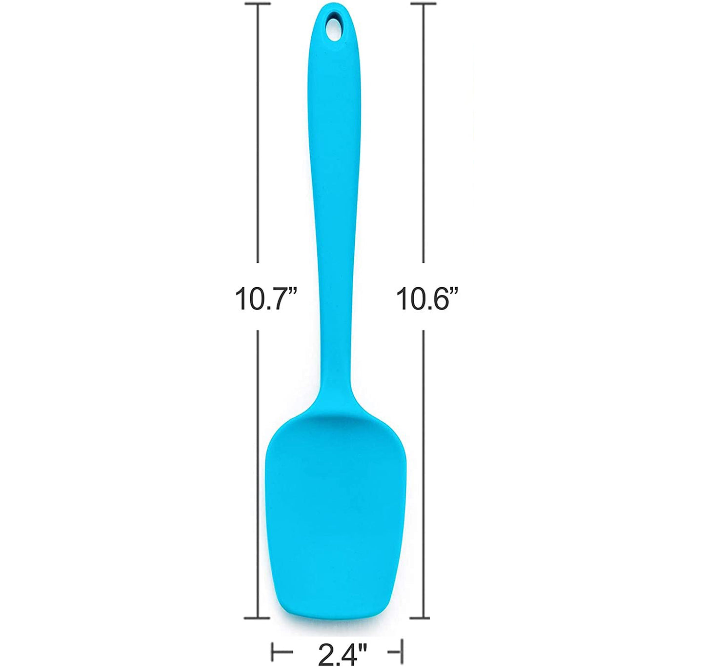 Kitchen Silicone Spatula Set Spoon 10.7 Inch (27 cm) Heat Resistant Non-Stick Flexible Scrapers Baking Mixing Tool Premium Silicone Non-Stick Heat Resistant Spatulas