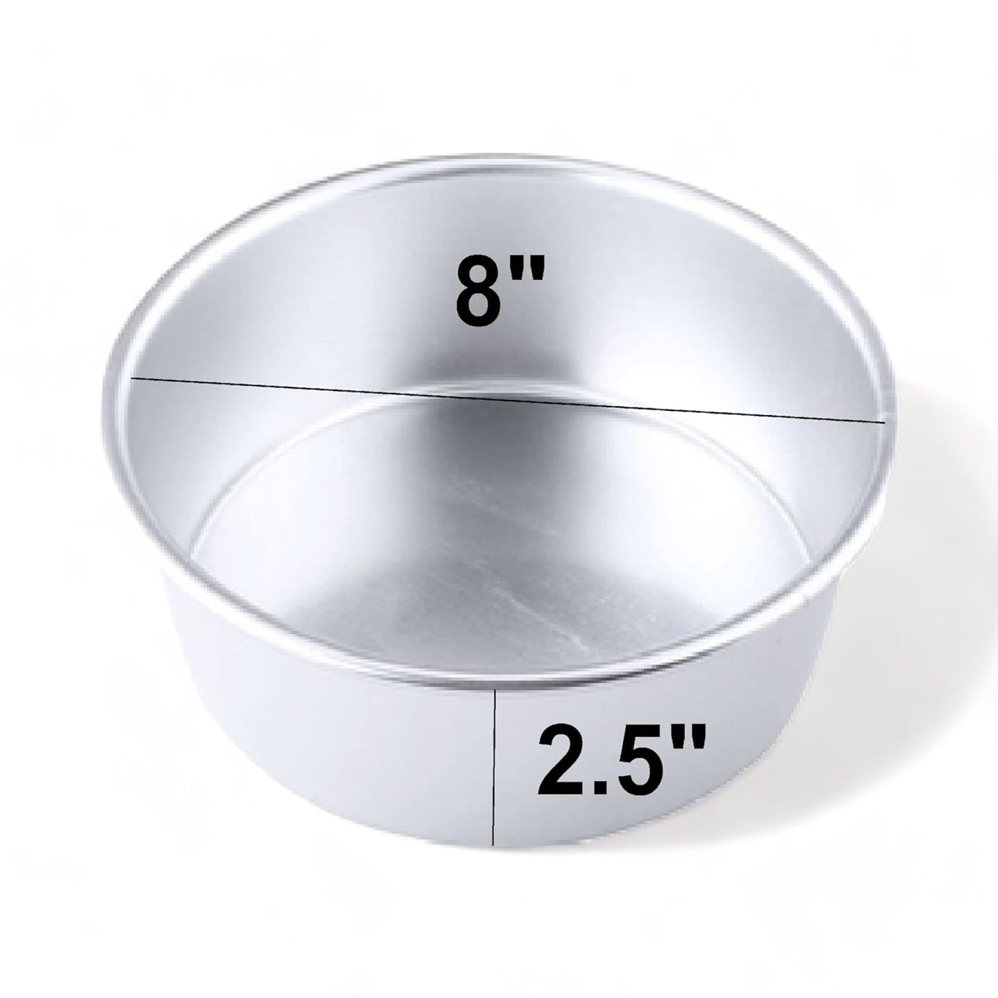 Aluminum Baking Tray Round 5in -8in