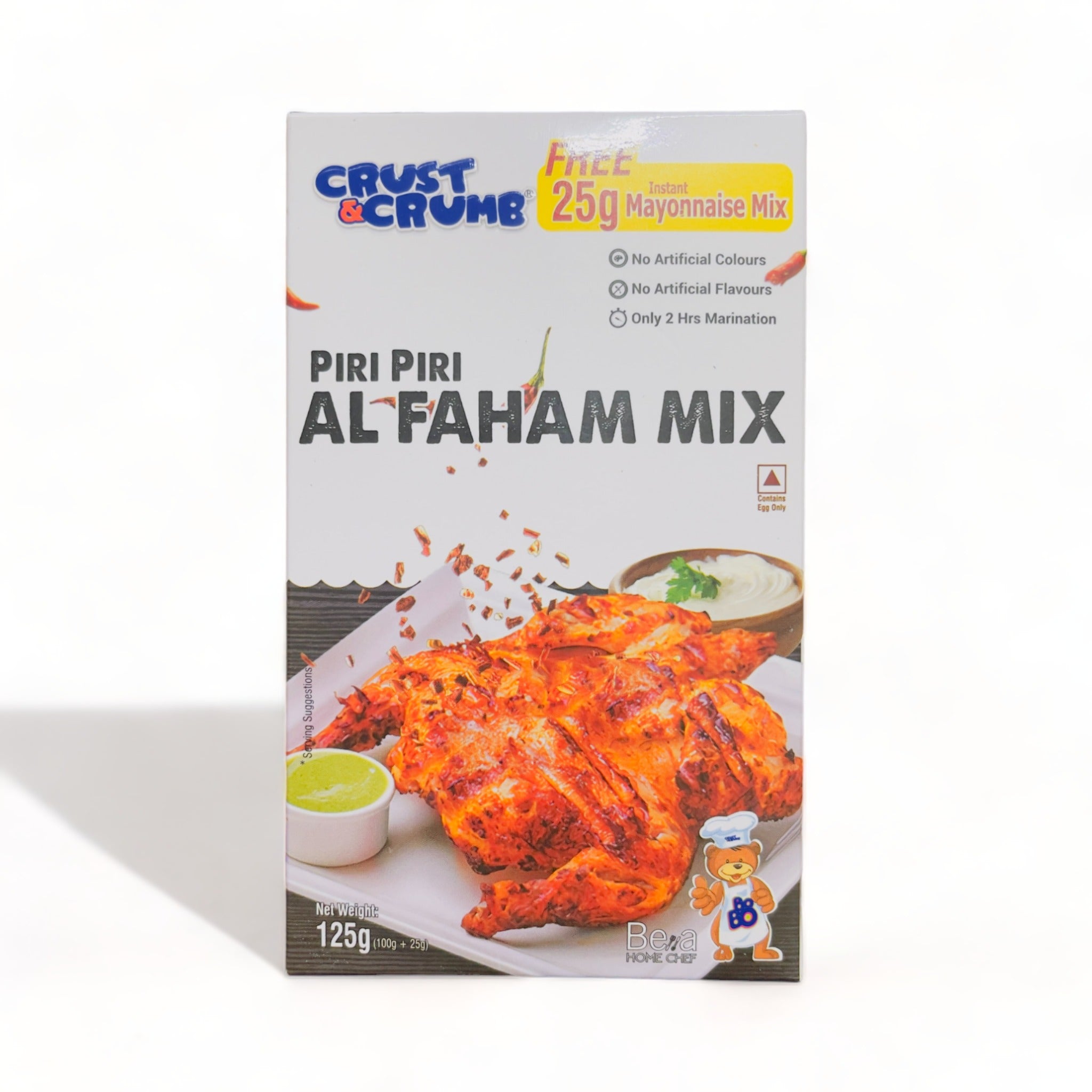 Piri Piri Al-Faham Mix Crust & Crumb 100gm + 25gm Instant Mayonnaise M ...