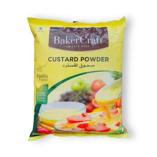 BakerCraft Custard Powder Vanilla Flavor 1 Kg