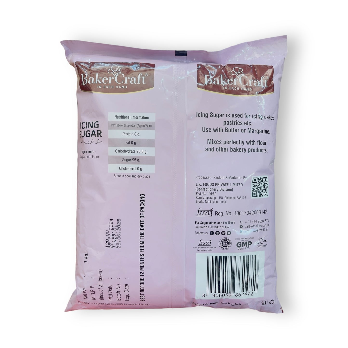 BakerCraft Icing Sugar 1 Kg