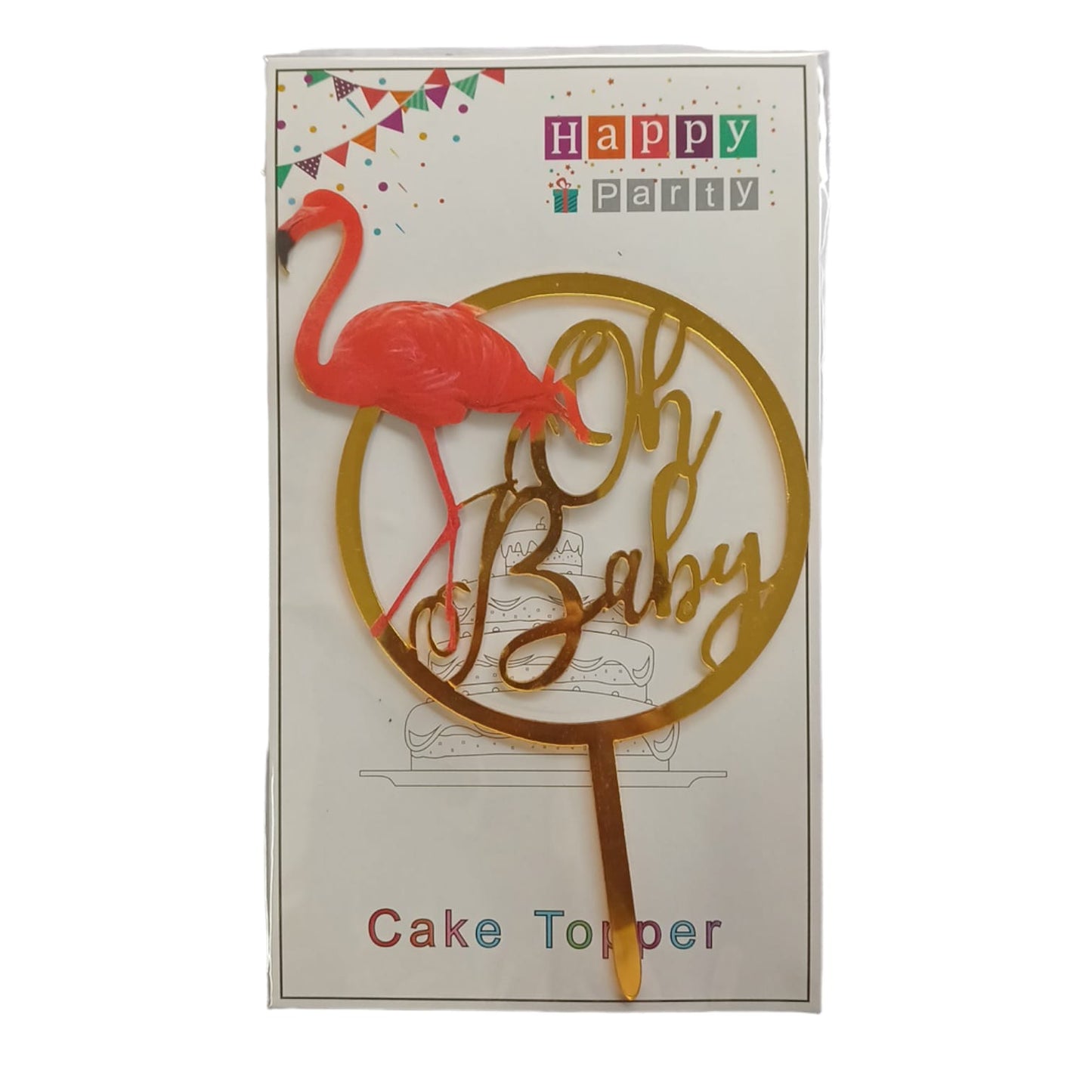 Oh Baby Cake Baking Topper 1 Pc