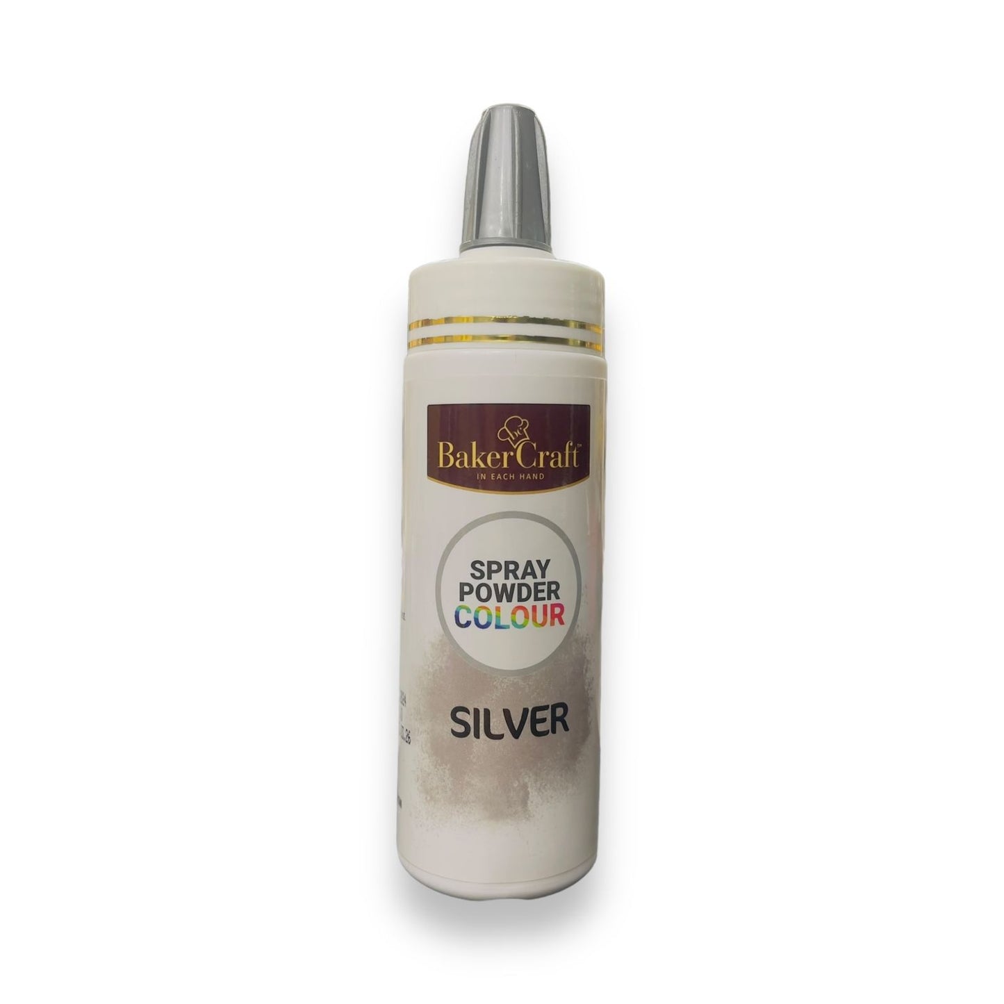 Baker Craft Spray Powder Colour Silver 25g