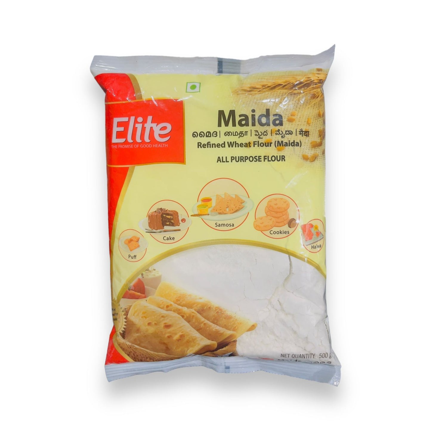 Elite All Purpose Flour Refined Wheat Flour Maida 500 gm