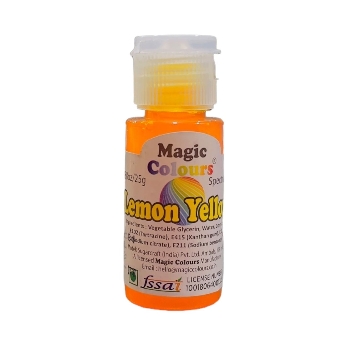 Magic Spectral Gel Colours Lemon Yellow 25gm